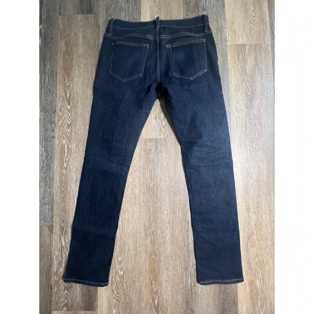 J.Crew Slim Flex Jeans Mens 31x32 Dark Indigo Blue‎ Excellent Stretch Denim